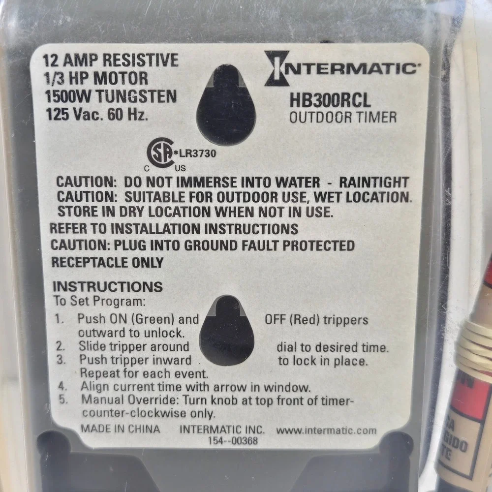 Intermatic hb300rcl heavy